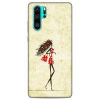 Lopard Huawei P30 Pro Uyumlu Kılıf Sürreal Yüzler ♀ (38) Neo Hybrid Kılıf Desenli