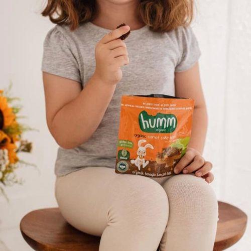 Çocuk Humm Organik Havuçlu Tarçınlı Vegan Kek 30 Gr