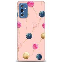 Samsung Galaxy M52 5G Kılıf HD Baskılı Kılıf - Uçan Balonlar + Tam Ekran Koruyucu