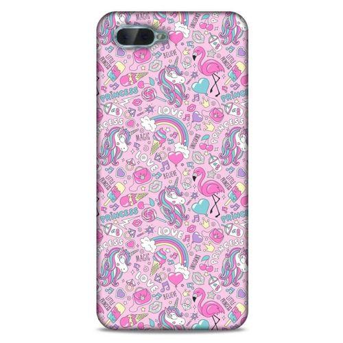 Animax Unicorn Prenses Oppo Rx17 Neo Kılıf Desenli Silikon