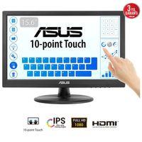 ASUS VT169HE 15.6’’ 5ms, 60Hz, Dokunmatik, HDMI, D-Sub, Düşük Mavi Işık, FreeSync, IPS Panel Monitör