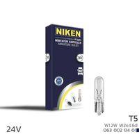 Niken 24V T5 Ampul (W1.2W) W2X4.6D 10 LU
