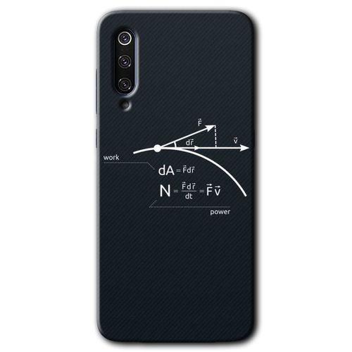 Xiaomi Mi 9 SE Kılıf HD Desen Baskılı Arka Kapak - Work Formül + Kırılmaz Cam