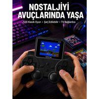 Retro Gamepad Oyun Konsolu 520 Oyunlu Tv Çıkışlı El Konsolu