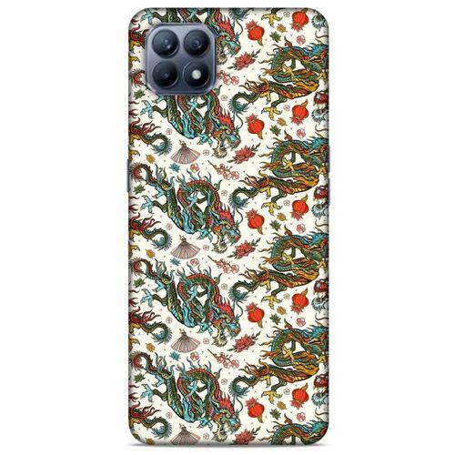 Huawei P40 Lite Kılıf Dragons (20) Koruyucu Kılıf Ejderha Japon
