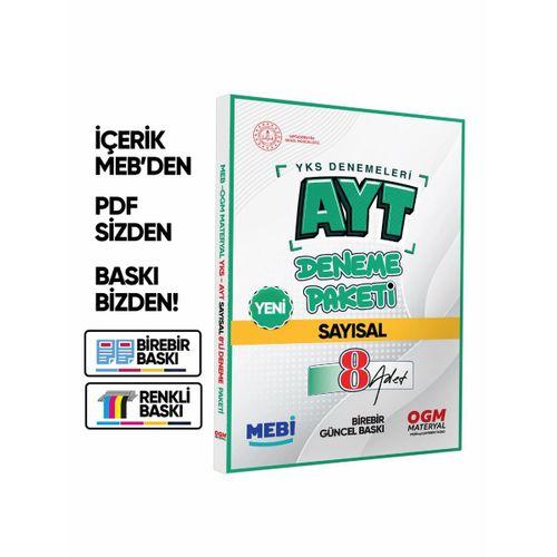 YKS-AYT MEBİ Güncel SAYISAL 8li Seri Deneme Fasikül Paketi A4 Boyut Renkli BASKI ÜCRETİ