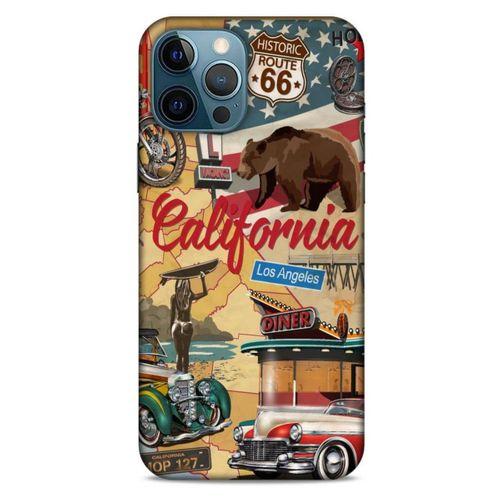 Retro (15) Desen Antişok Kılıf Renkli Apple iPhone 12 Pro Max Kılıf