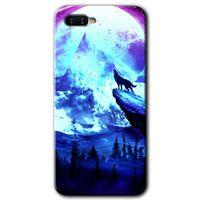 OPPO Oppo Rx 17 Neo Kılıf HD Desen Baskılı Arka Kapak + Temperli Cam - Mega Kurt