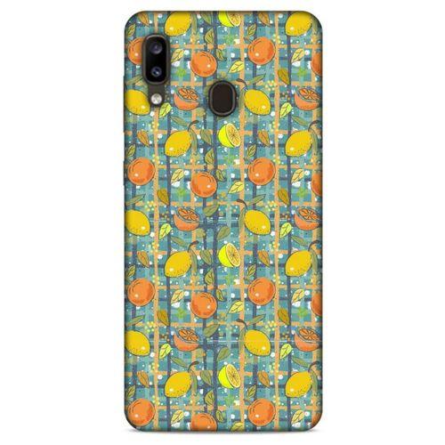 Frutix Turunç 06 Samsung Galaxy A20 Kılıf Desenli Silikon