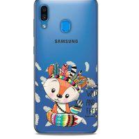 Zoologix (49) Samsung Galaxy A30 Şeffaf Kılıf Silikon Desenli