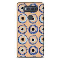 Nazarium (43) Desenli Silikon Kapak LG K61 Kılıf