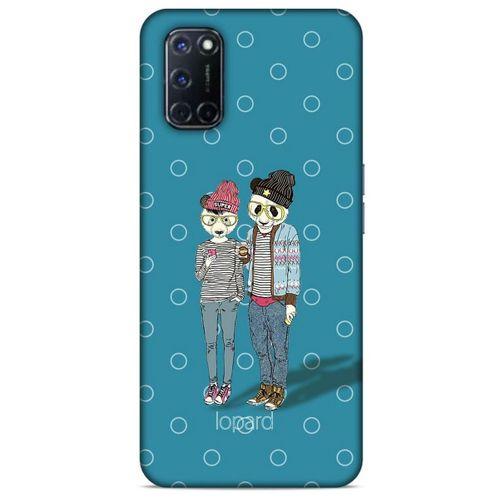 Oppo A92 Kılıf FunnyMaX (16) Kalın Kılıf Mavi