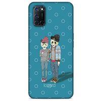 Oppo A92 Kılıf FunnyMaX (16) Kalın Kılıf Mavi