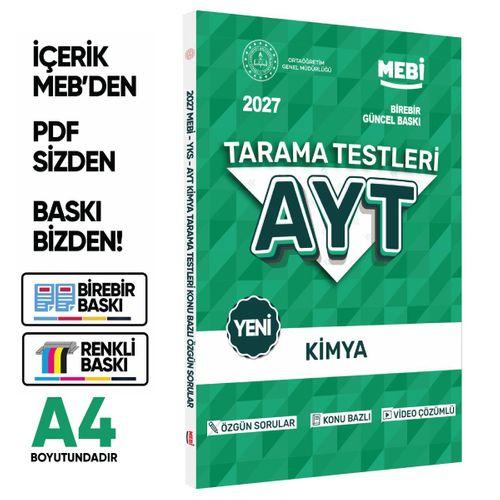 2027 YKS-AYT MEBİ-OGM 4lü Özgün Tarama Sayısal (SAY) Test Kitabı SETİ A4 Boyut BASKI ÜCRETİ