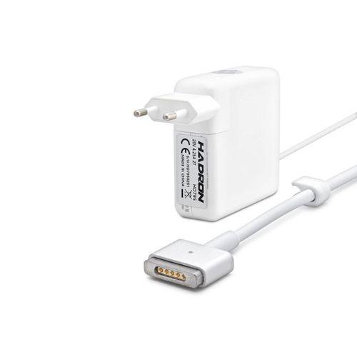 20V 4.25A 85W Laptop Adaptörü - T Tip - Apple Macbook Uyumlu - Beyaz HD795
