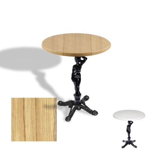 Dockers Çipa 1003 Döküm Ayak Yuvarlak Masa Çap 70cm - (Werzalit, Wermodin ve Allzalit Tabla) - Coco Bolo