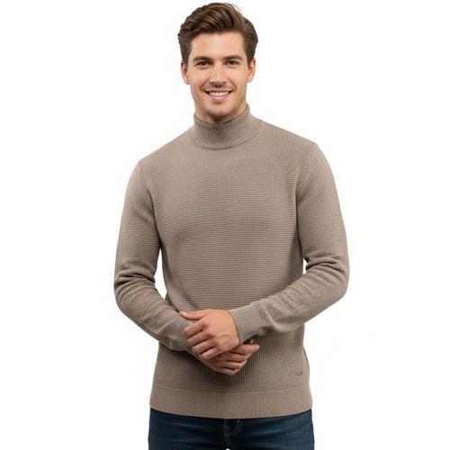 Erkek Yarım Balıkçı Kazak Triko Klasik Kalıp 5240B BGL-ST04856