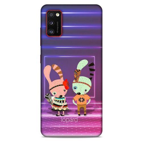 Samsung Galaxy A41 Kılıf FunnyMaX (4) Koruma Kılıfı Mor Pembe