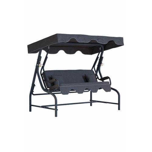 Yekta 3 Kişilik Bahçe Salıncağı Balkon Salıncak 200 cm Antalya