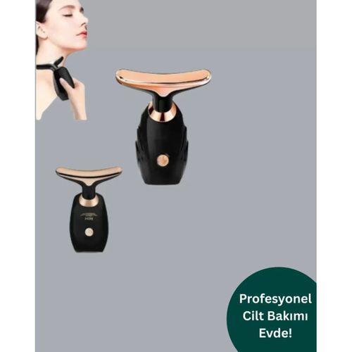 Taşınabilir Şarjlı Kırışıklık Giderici Masaj Aleti Yüz Ve Boyun Bakım Cihazı