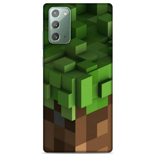 Lopard Samsung Galaxy Note 20 Uyumlu Kılıf PiXel (30) Silicone Case Block