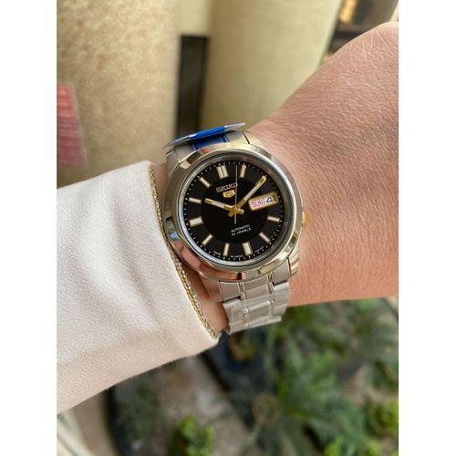 Seiko 5 Japan SNKK17J1 Çelik 39 mm Gri Otomatik Siyah Kadran 5 ATM Erkek Kol Saati