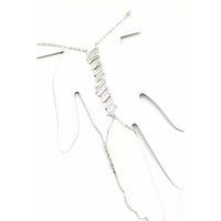 Taşlı Şahmeran Bileklik - Gümüş