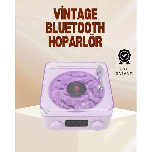 Retro Pikap Hoparlör – Şarjlı Kablosuz Projektör Ve Gece Lambası