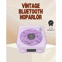 Retro Pikap Hoparlör – Şarjlı Kablosuz Projektör Ve Gece Lambası