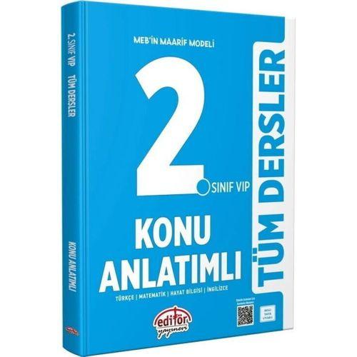 2. Sınıf VİP Tüm Dersler Konu Anlatımlı Editör Yayınları