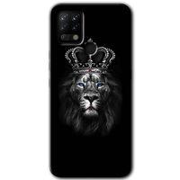 Tecno Pova HD Baskılı Kılıf + 9D Tam Ekran Koruyucu - King Lion