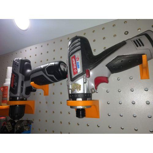 Pegboard Matkap Tutucu (25mm Pitch, 5mm delik) - 3711950