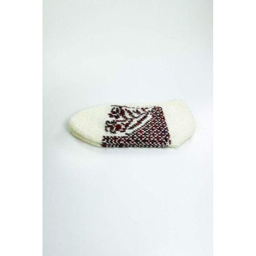 2 Çift El Örgüsü Kışlık Şık Kadın Yün Patik Set 2