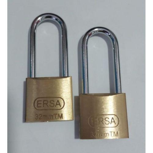 Doras Ersa 2'li Set Uzun Kanca Pas Sistem Pirinç Asma Kilit 30 Mm