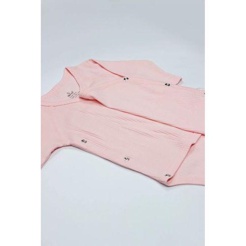 Organic Modal Flying Balloons Kruvaze Uzun Kol Body Bs17121 Pembe