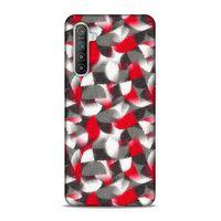 Realme XT Uyumlu Kılıf Romans (38) Neo Hybrid Kılıf Kırmızı Gri