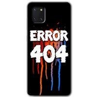 Samsung Galaxy Note 10 Lite Kılıf Baskılı Kapak - 404 Error +Tam Ekran Koruyucu