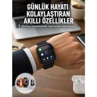 Yeni Nesil Akıllı Saat Müzik Dinleme Bildirim Görme Sesli Asistan Desteği Yeni Nesil
