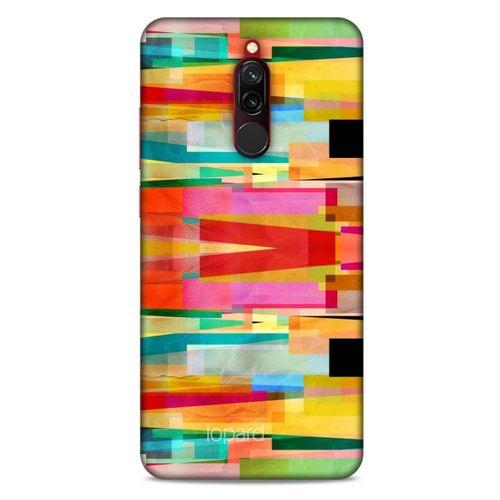 Xiaomi Redmi 8 Kılıf Pastel Renkler (21) Koruyucu Kapak Yeşil Kırmızı