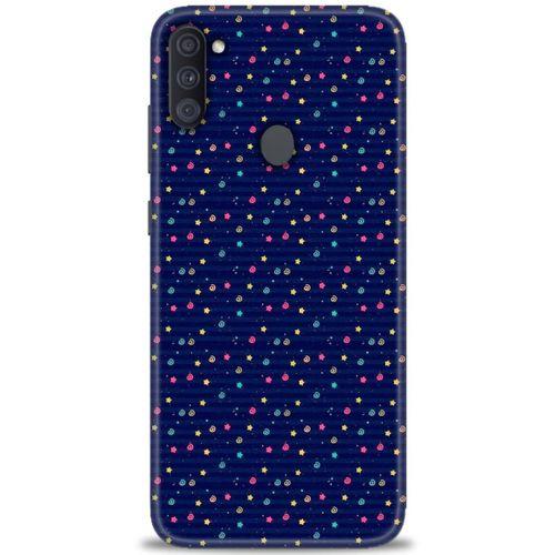 Samsung Galaxy M11 Kılıf HD Baskılı Kılıf - Gökyüzü Çizimi + Tam Ekran Koruyucu