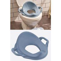 Mavi Kulplu Çocuk Klozet Adaptörü