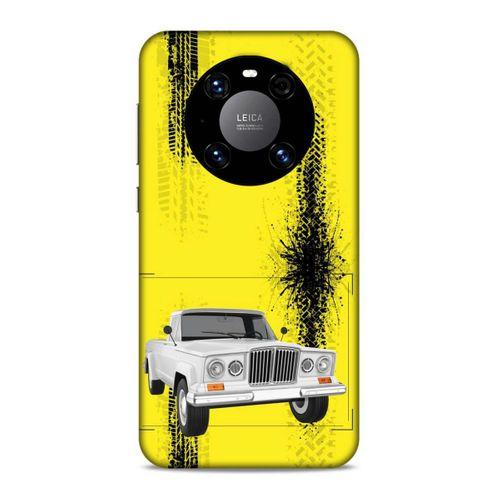 Lopard Huawei Mate 40 Pro Uyumlu Kılıf PickUpX (16) Kalın Kılıf Kaymak Beyaz