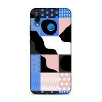 Huawei P20 Lite Uyumlu Kılıf Insomnia (44) Tough Armor Kılıf Mavi Siyah