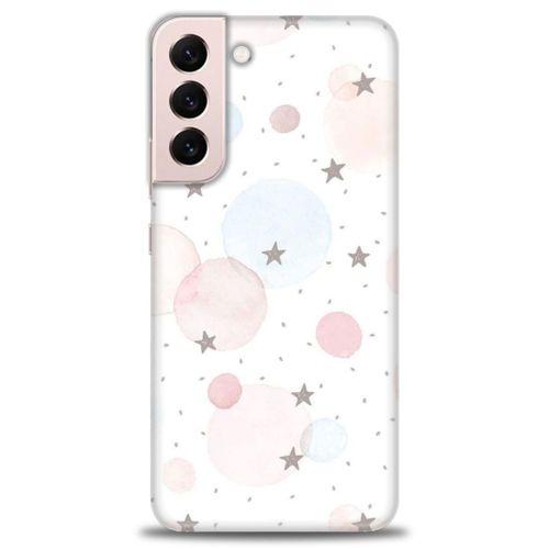 Samsung Galaxy S22 Plus Kılıf HD Baskılı Kılıf - Yıldız Puantiye + Tam Ekran Koruyucu