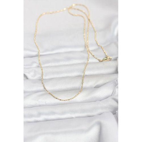 CM 14K Gold Renk Parçalı Topçuk Model 60 cm Kadın Kolye