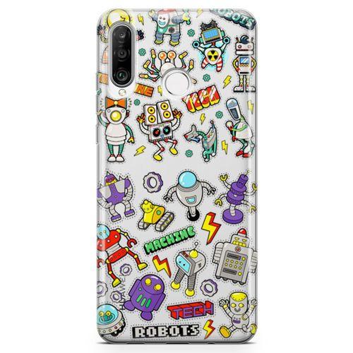 Huawei Nova 4e Kılıf Android Arka Kapak Koruma Desenli Full Koruyucu
