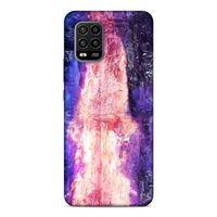 Xiaomi Mi 10 Lite Kılıf Mavi Mor Pembe Tas Arka Kapak Silikon Koruma Full Koruyucu
