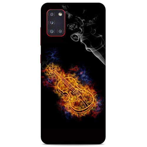 Lopard Samsung Galaxy A31 Uyumlu Kılıf FireX (8) Baskılı Kılıf Keman