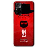 Redmi Note 11T Kılıf HD Desen Baskılı Arka Kapak - Say My Name + Kırılmaz Cam