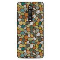 Xiaomi Mi 9T Pro Kılıf Pastel Renkler (37) Silicone Cover Beyaz Açık Yeşil